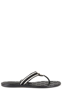 Gucci Logo Plaque Flip Flops