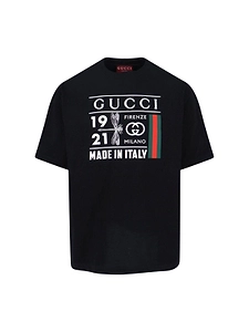 Gucci Logo Printed Crewneck T-Shirt