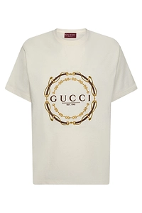 Gucci Logo Printed Crewneck T-Shirt