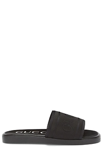 Gucci Logo Strap Slide Sandals