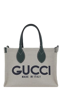 Gucci Logo Printed Small Tote Bag