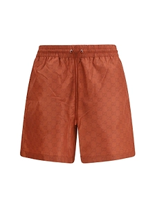 Gucci Monogrammed Drawstring Swimwear
