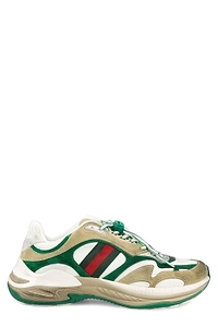 Gucci Panelled Lace-Up Sneakers