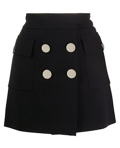 Gucci Pocket Detailed A-Line Mini Skirt