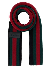 Gucci Striped Jacquard Scarf