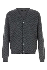 Gucci V-Neck Knitted Cardigan