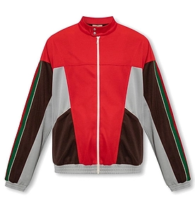 Gucci Web Striped Detail Zipped Sweatshirt