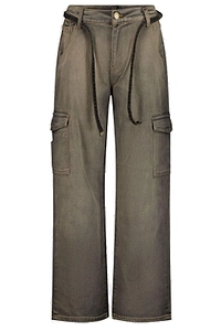 Guess Kids Belted Straight Leg Jeans