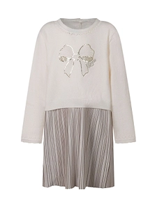 Guess Kids Bow Pleated Dress