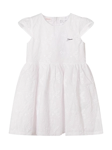 Guess Kids Broderie Flutter-Sleeve Dress