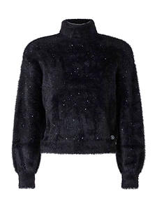 Guess Kids Embellished Fuzzy Sweater