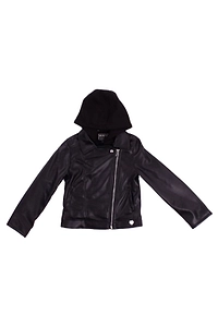Guess Kids Hooded Heart Motif Jacket