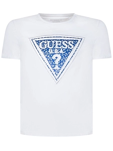 Guess Kids High Low Logo T-Shirt