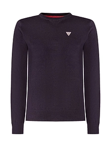 Guess Kids Logo Crewneck Knitted Sweater