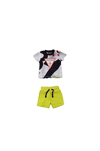 Guess Kids Logo Printed Short Set