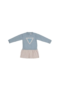 Guess Kids Long-Sleeved Crewneck Dress
