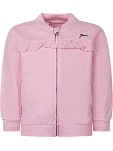 Guess Kids Ruffled Zip-Up Sweatshirt