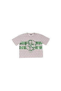 Guess Kids Round Neck Short Sleeves Printed T-Shirt