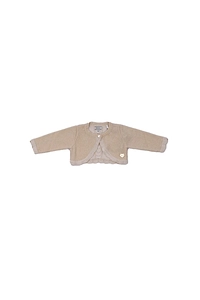 Guess Kids Ribbed Heart Plaque Cardigan