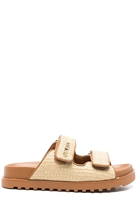 Guess Logo Lettering Open-Toe Sandals