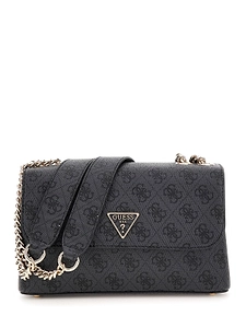 Guess Logo Plaque Chain Linked Shoulder Bag