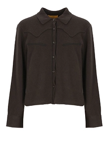 Guest In Residence Western Collar Cardigan
