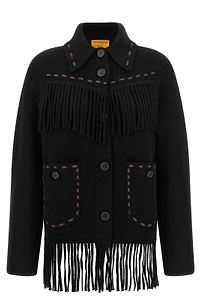Western Fringe Knitted Jacket