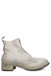 Guidi Zip-Up Block Heel Ankle Boots