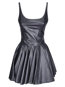 Lucrezia Leather Mini Dress