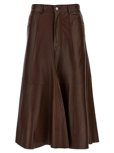 Mid Serenity Leather Skirt