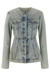 Temple Fitted Denim Jacket