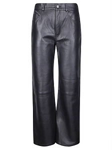 Winny Silky Leather Pants