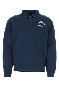 Harmony Paris Logo-Printed Long-Sleeved Polo Shirt