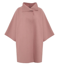 Harris Wharf London High-Neck Straight-Hem Coat