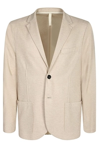 Harris Wharf London Honeycomb Single-Breasted Blazer