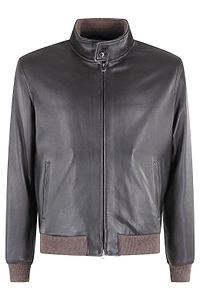 Hcr Kansas Leather Bomber Jacket
