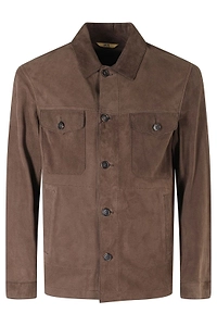 Hcr Unlined Leather Shirt Jacket