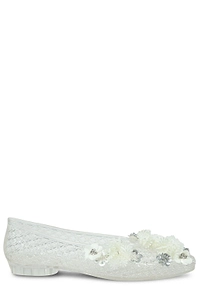 Lily Mesh Floral Ballet Flats