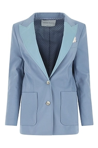 Hebe Studio Contrast Lapel Blazer