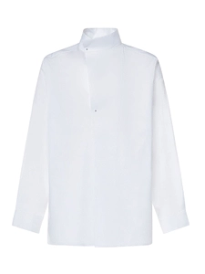Hed Mayner Stand-Collar Popover Shirt