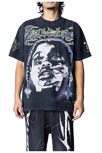 Hellstar Amen Printed Crewneck T-Shirt