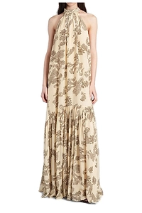 Dani Paisley-Printed Sleeveless Dress