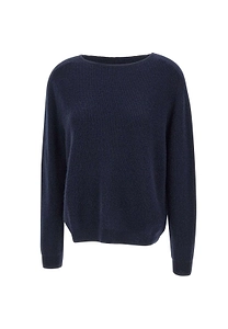Hemisphere Boat Neck Cashmere Sweater