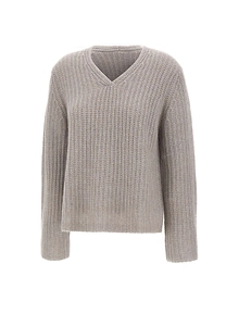 Textured V-Neck Knitwear