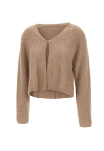 Hemisphere Textured Cashmere Cardigan