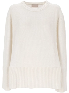 Hemisphere Ribbed Crew Neck Sweater