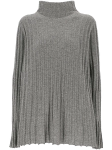 Ribbed Mock Neck Sweater