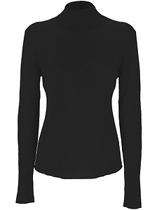 Ribbed Mock Neck Sweater