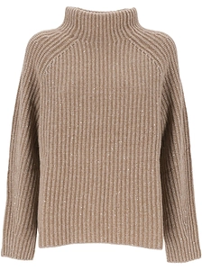 Hemisphere Ribbed Mock Neck Sweater