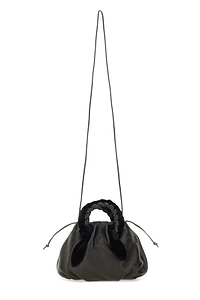 Hereu Bombon Velvet Drawstring Foulard Bag